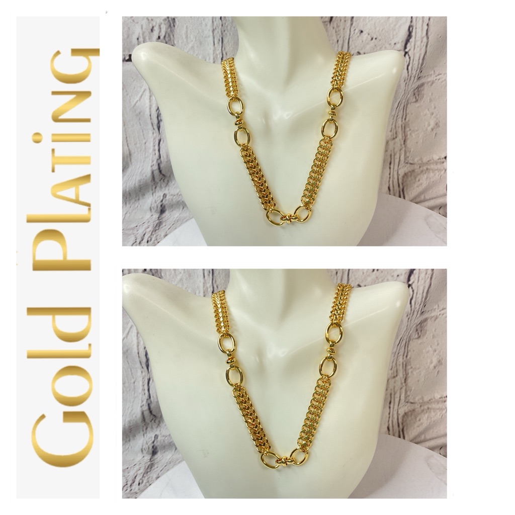 14k Gold Plated Link Necklace
